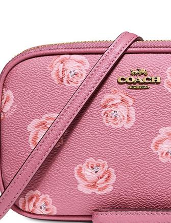 Coach purse roses Clearance