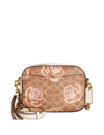 Coach camera bag rose sales