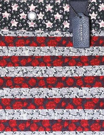 Coach american flag 2025 tote
