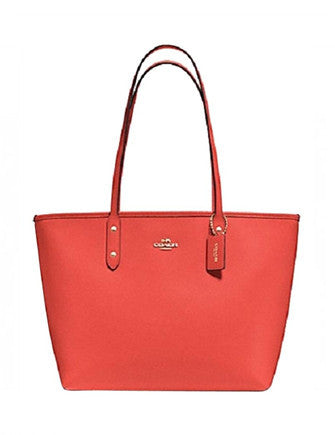 Coach City Zip Tote in Crossgrain Leather