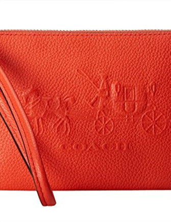 Coach outlet logo wristlet