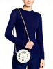Kate Spade New York All Aboard Patent Clock Crossbody