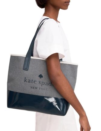 Kate spade ash street logo triple compartment tote Clearance