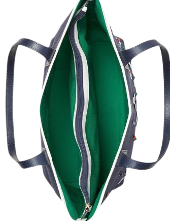 Kate Spade New York Ash Street Spade Applique Denim Tote