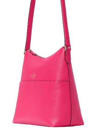 New Kate Spade Bailey Shoulder Bag Leather Festive Pink