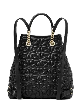 Kate Spade New York Bloom Quilted Leather Medium Drawstring Backpack