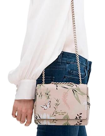 Kate Spade New York Briar Lane Botanical Mini Emelyn Shoulder Bag