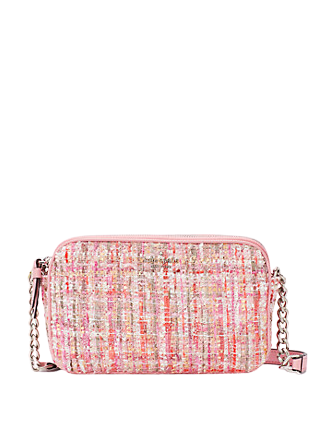 Kate Spade Briar Lane Quilted Tweed Kendall Pink Multi