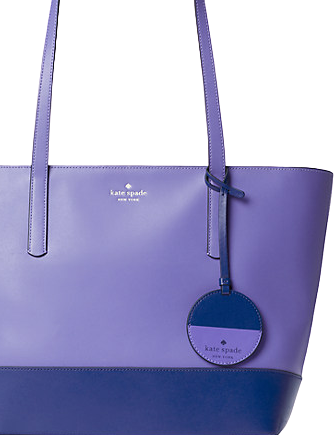 Kate spade purple tote hotsell