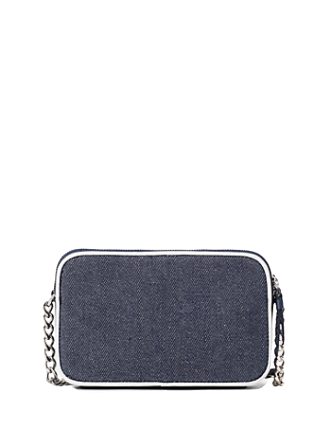 Cameron denim colorblock zip crossbody hotsell
