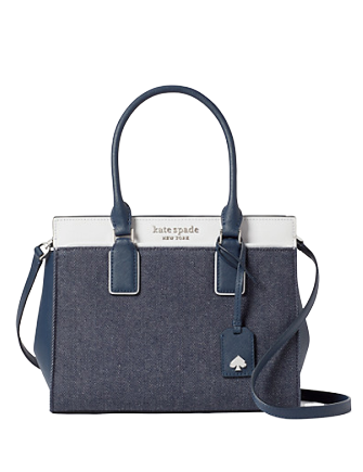 Kate Spade New York Cameron Denim Colorblock Medium Satchel