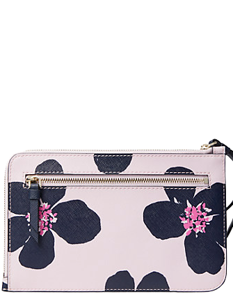 Kate Spade New York Cameron Grand Flora Medium L zip Wristlet Tinie