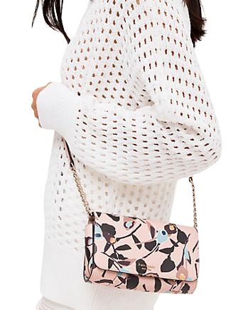 Kate Spade New York Cameron Paper Rose Small Flap Crossbody