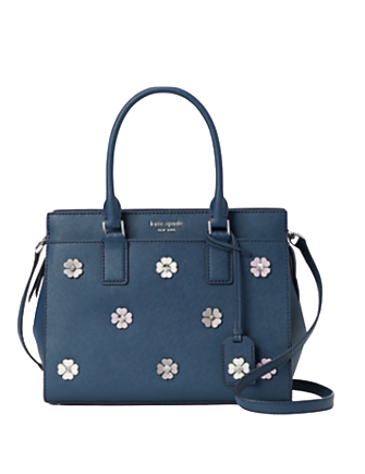 Kate Spade New York Cameron Spade Flower Applique Medium Satchel