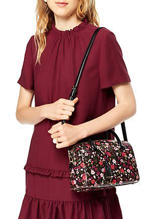 Kate Spade New York Cameron Street Boho Floral Large Lane Satchel