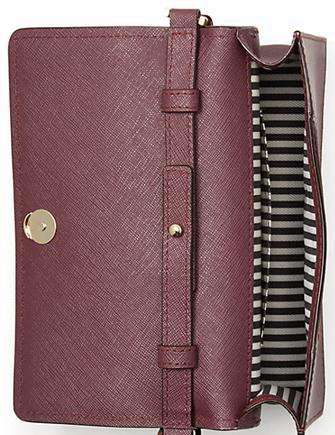 Kate Spade Cameron Street Perforated Arielle Deep Plum