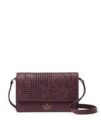 Kate Spade Cameron Street Perforated Arielle Deep Plum