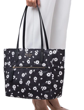 KATE SPADE CHELSEA THE LITTLE BETTER FLORAL PRINT WEEKENDER NYLON TOTE NWT  $399