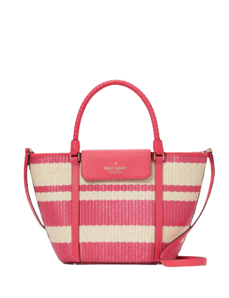 Kate spade 2025 pink striped purse