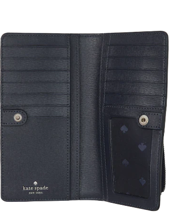 Kate spade black online bifold wallet