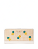 Kate Spade New York Darcy Large Slim Pineapple Bifold Wallet