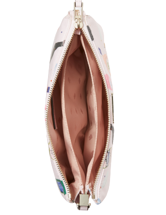 Kate Spade New York Dawn Champagne Triple Gusset Crossbody