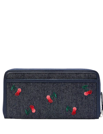 Kate Spade New York Ella Large Cherry Continental Wallet