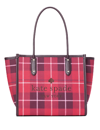 Kate spade checkered tote online