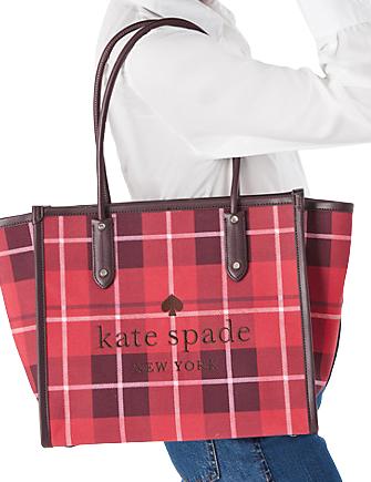 Kate Spade New York Ella Plaid Tote