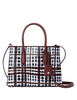 Kate Spade New York Eva City Plaid Small Top Zip Satchel