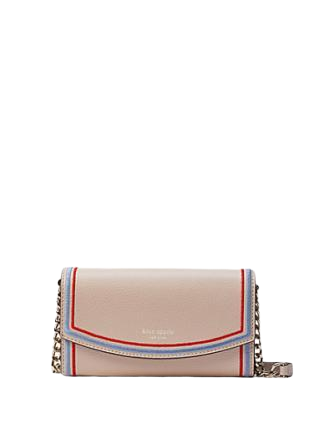 Kate Spade New York Eva Embroidered Wallet On A Chain