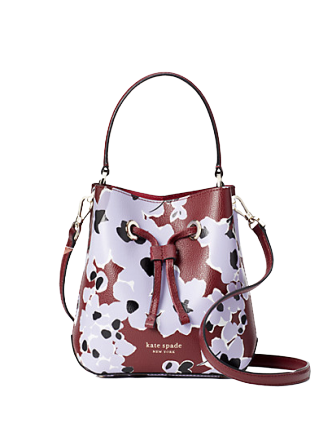 Kate Spade New York Eva Floral Bouquet Small Bucket Crossbody