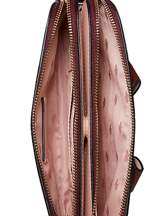 Kate Spade New York Floral Pup Double Zip Small Crossbody