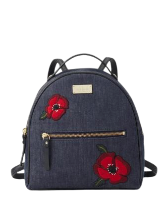 Kate Spade New York Grove Street Denim Poppy Sammi Backpack