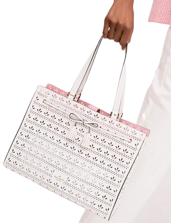 Kate spade hayes perf tote outlet