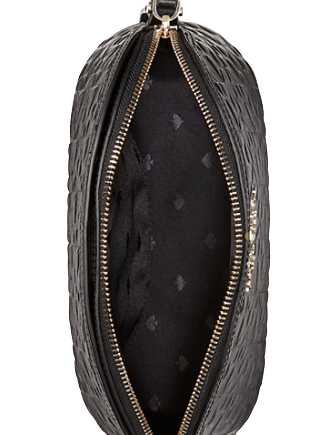 Kate Spade New York Hollie Spade Clover Geo Embossed X Large Dome Crossbody