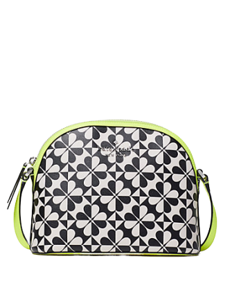 Kate Spade New York Hollie Spade Clover Geo X Large Dome Crossbody
