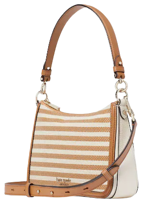 Kate Spade New York Hudson Striped Medium Convertible Crossbody