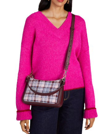 Kate Spade New York Hudson Tweed Medium Convertible Crossbody