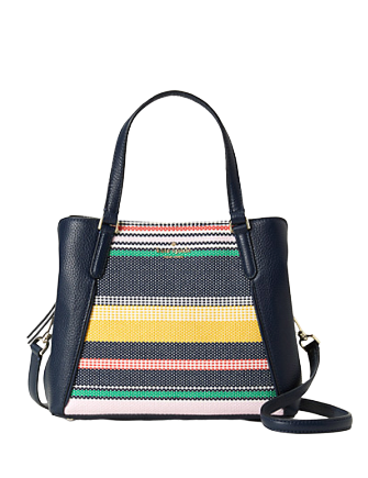 Kate Spade New York Jackson Boardwalk Stripe Medium Triple Compartment Satchel