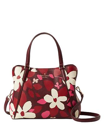 Kate Spade New York Jackson Forest Floral Medium Triple Compartment Satchel