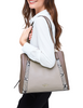 Kate Spade New York Jackson Mixed Material Medium Triple Compartment Shoulder Bag