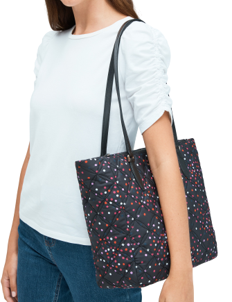 Kate Spade New York Jae Quilted Festive Confetti Large Tote