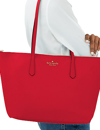 Kate spade red sales tote