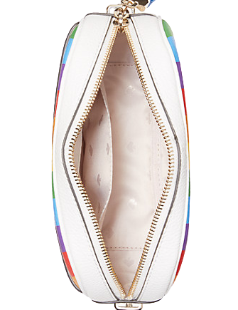 Kate Spade New York Kourtney Rainbow Stripe Camera Bag Brixton Baker
