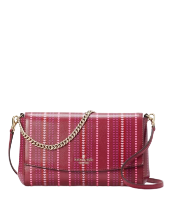 Kate Spade New York Staci Small Flap Crossbody Bag in Pink Multi