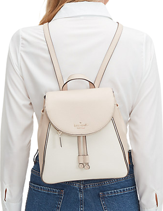 Kate Spade New York Leila Colorblock Medium Flap Backpack Brixton Baker