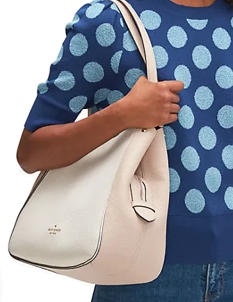 Kate spade new york jackson hot sale double compartment leather shoulder bag