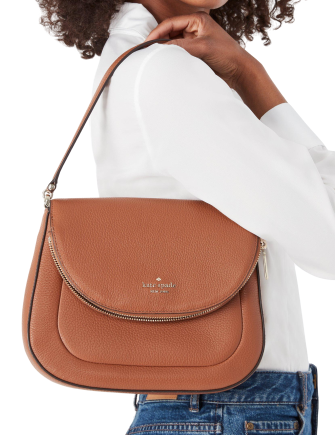 Kate Spade Leila Medium Pebbled Leather Shoulder Bag
