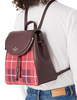 Kate Spade New York Leila Plaid Medium Flap Backpack
